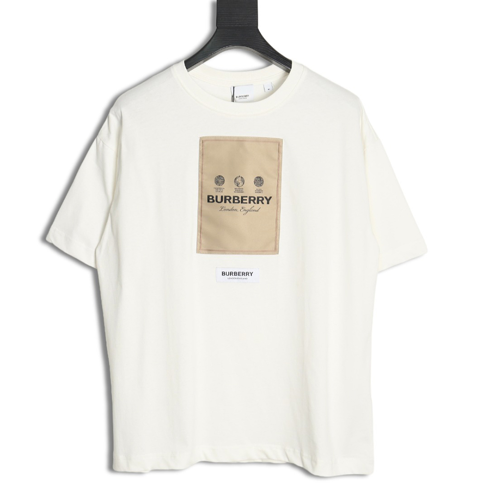 B**rry chest label short sleeve t-shirt