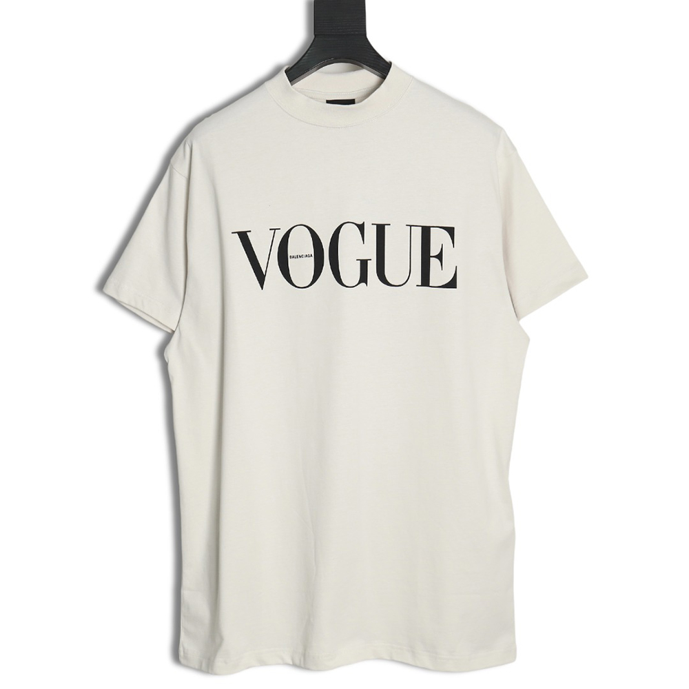 Ba*len*cia*ga & vogue lighthouse back short sleeve t-shirt