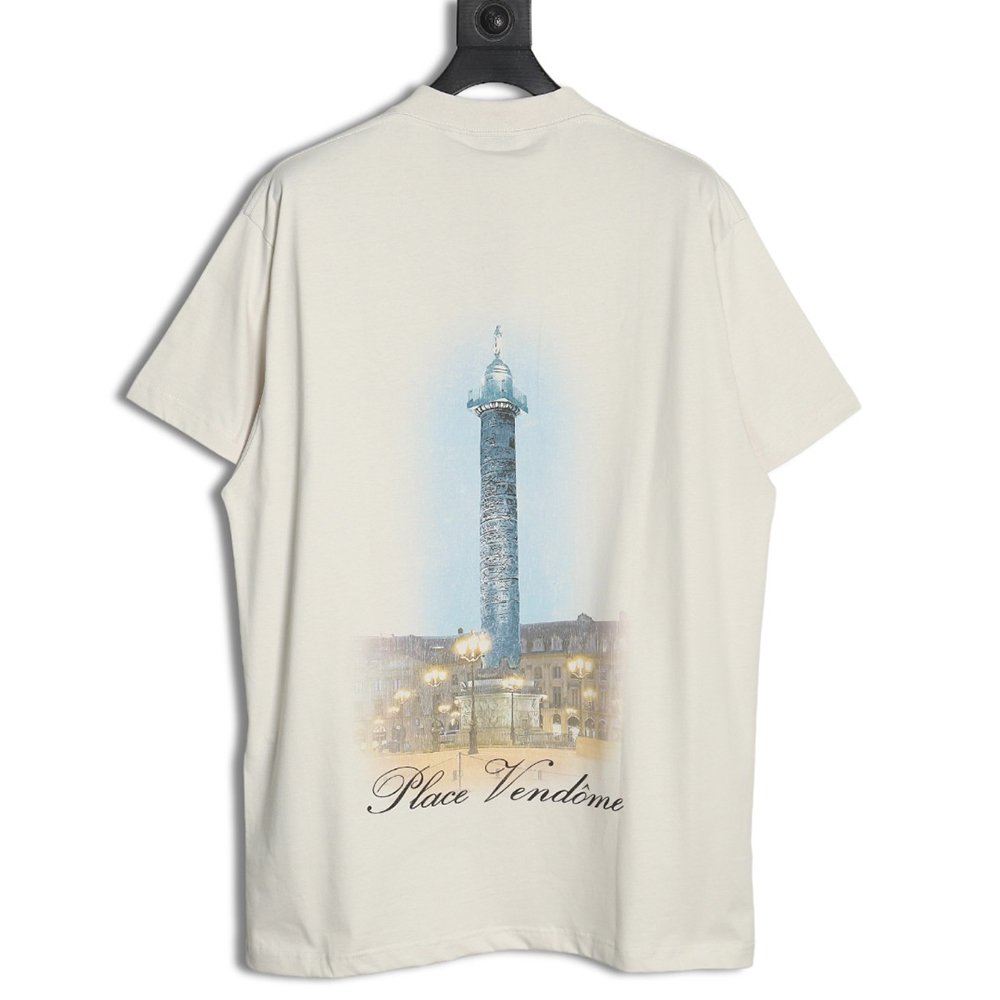 Ba*len*cia*ga & vogue lighthouse back short sleeve t-shirt