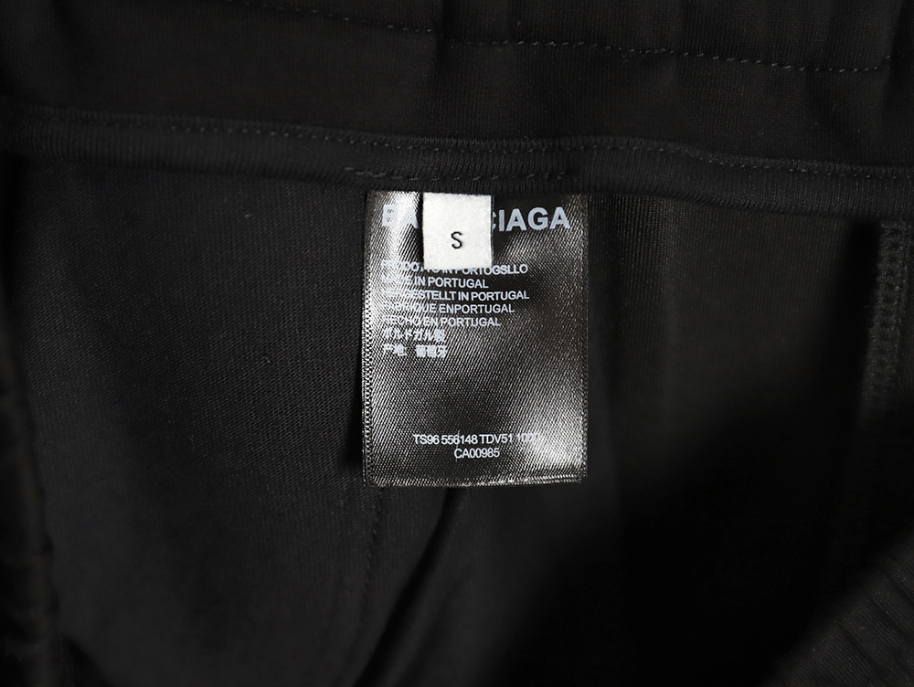 Ba*len*cia*ga lock embroidered web trousers