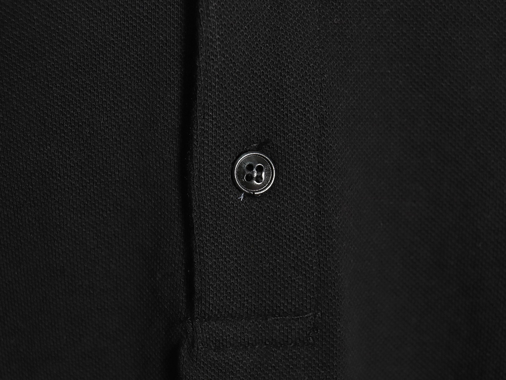 G*u*i short-sleeved polo shirt with red cuffs and double g embroidery tsk1