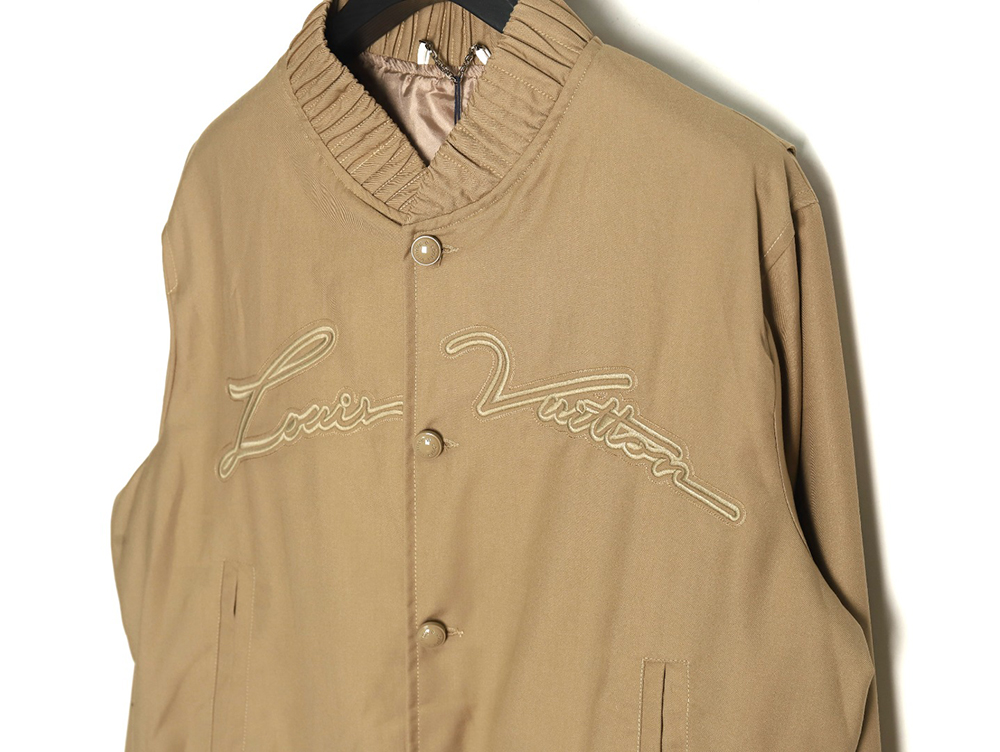 l0*is V*t0n pharrell embroidered oversized jacket