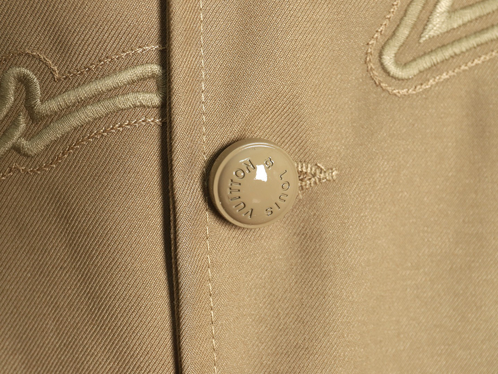 l0*is V*t0n pharrell embroidered oversized jacket