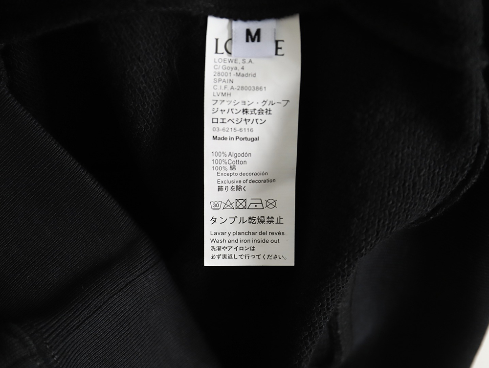 L0ew* anagram embroidered long-sleeved crewneck sweatshirt