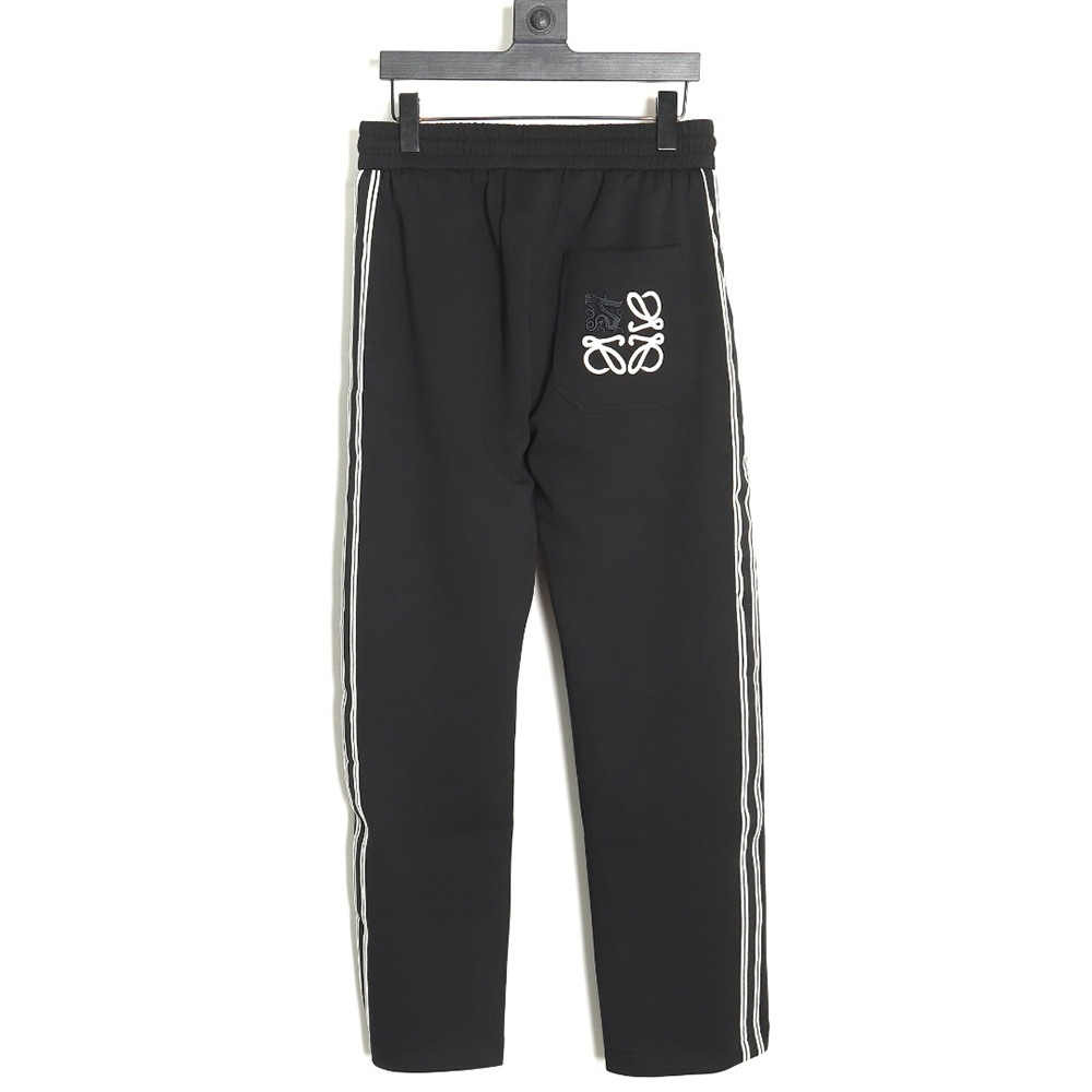 L0ew* cotton casual pants with back pocket embroidery tsk1