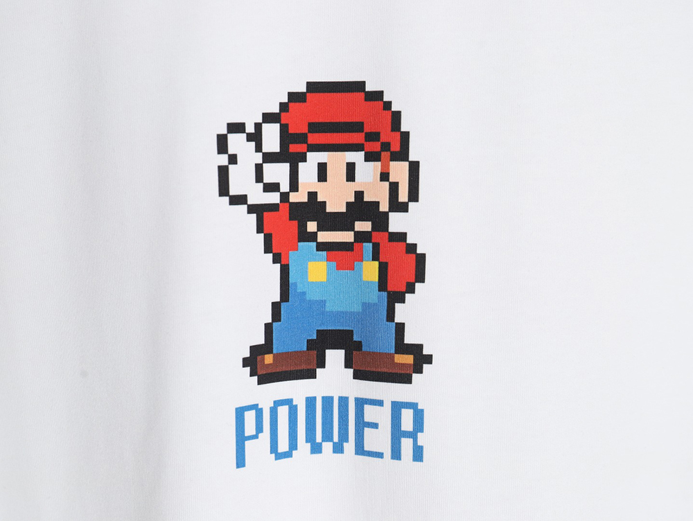 the nor*h F**e co-branded short-sleeved shirt with mario print