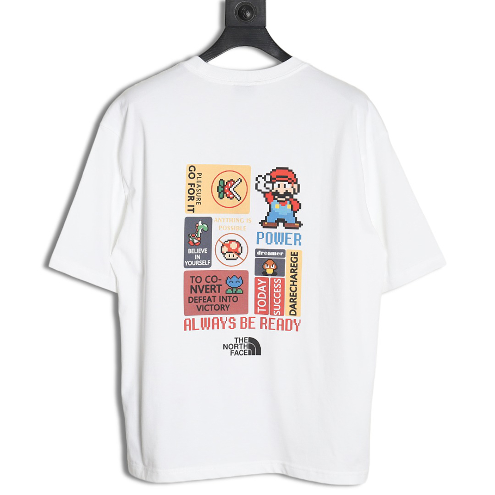 the nor*h F**e co-branded short-sleeved shirt with mario print