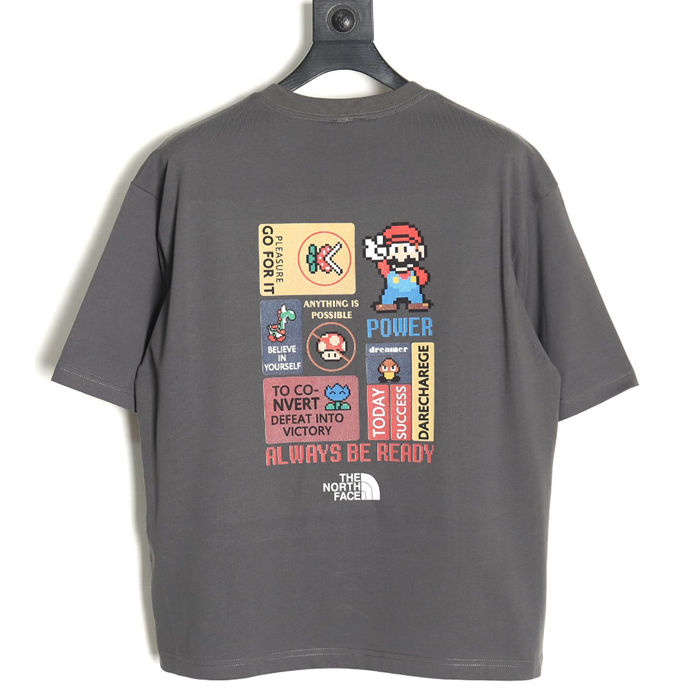 the nor*h F**e co-branded short-sleeved shirt with mario print tsk1