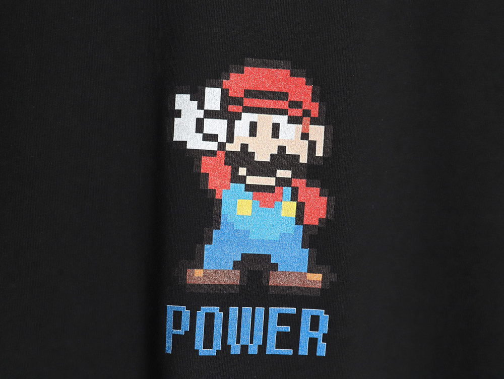 the nor*h F**e co-branded short-sleeved shirt with mario print tsk2