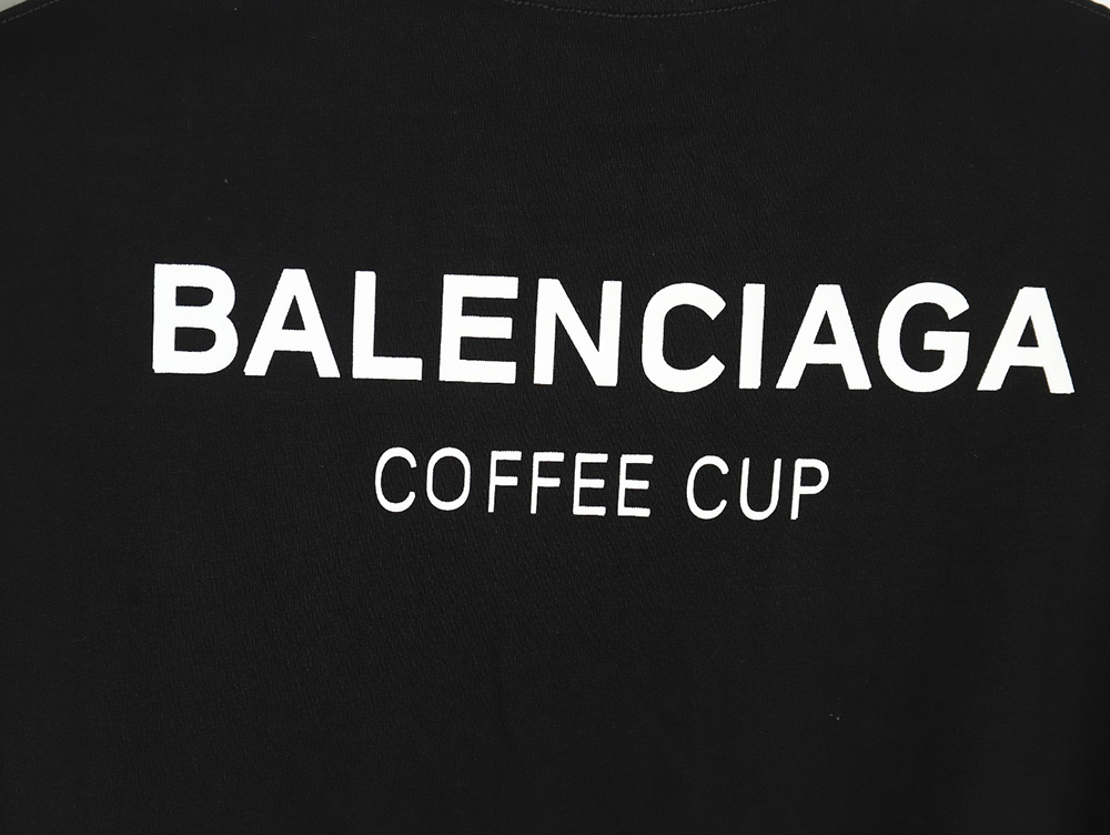 Ba*len*cia*ga drink cup printed short sleeve tsk1