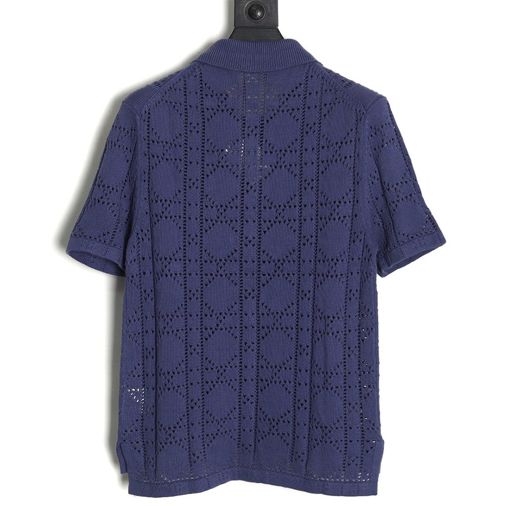D*or openwork knit short-sleeved cardigan tsk1