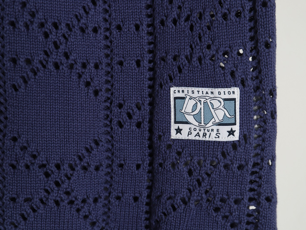 D*or openwork knit short-sleeved cardigan tsk1