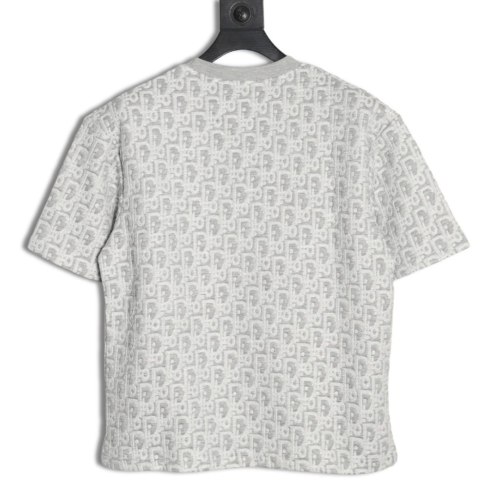 D*or all over print monogram jacquard short sleeves tsk1