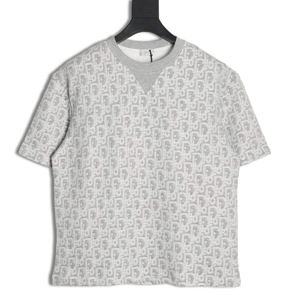 D*or all over print monogram jacquard short sleeves tsk1