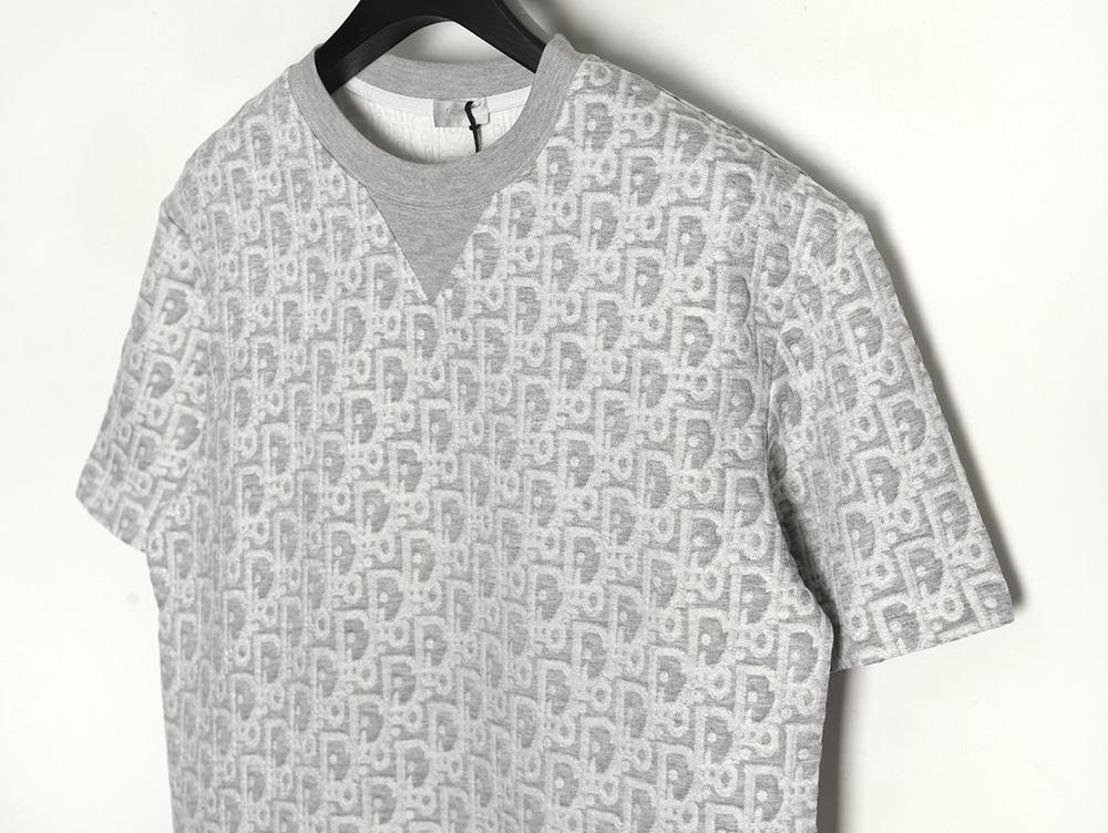 D*or all over print monogram jacquard short sleeves tsk1
