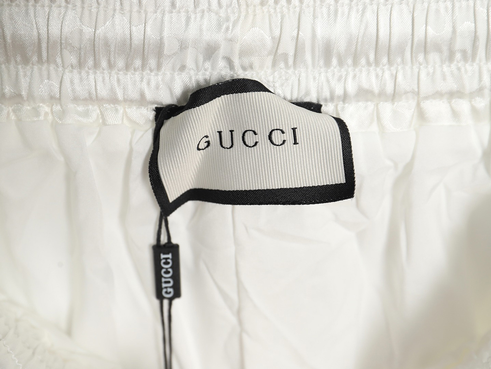 G*u*i double g jacquard beach shorts