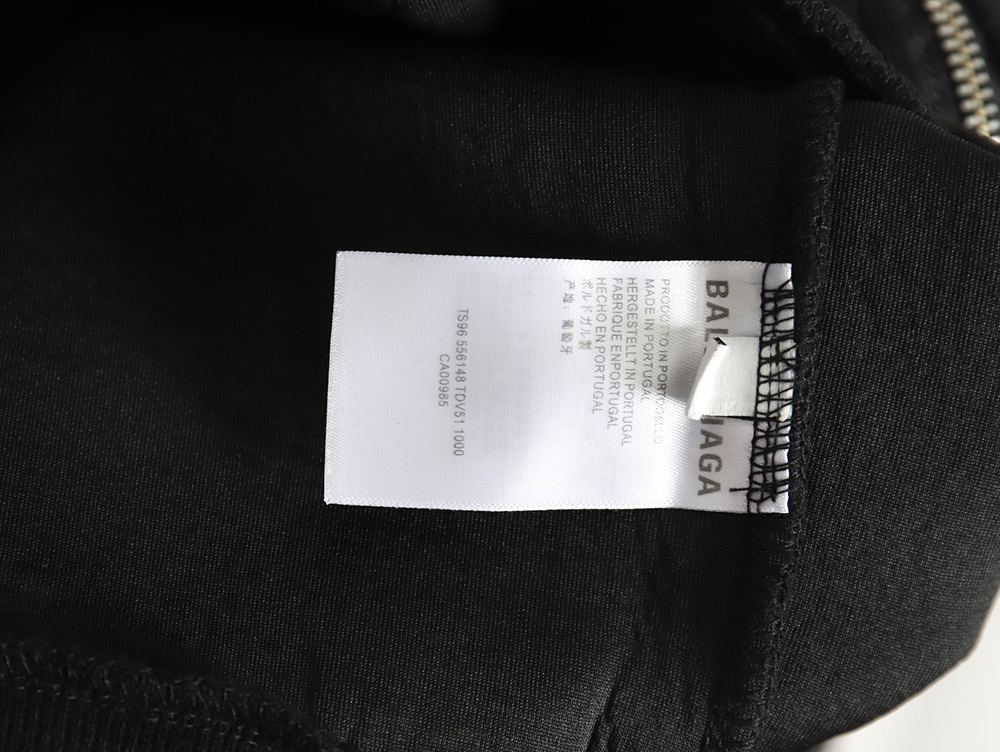 Ba*len*cia*ga washed lock embroidered jacket