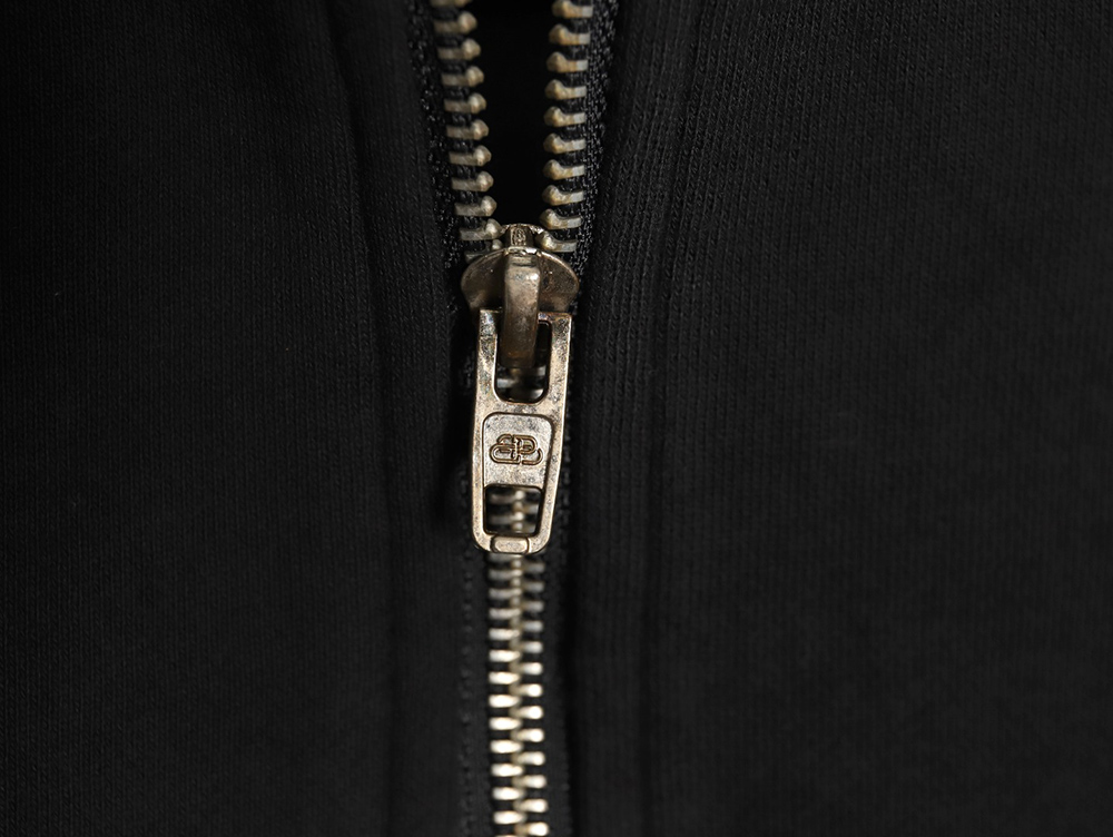 Ba*len*cia*ga washed lock embroidered jacket