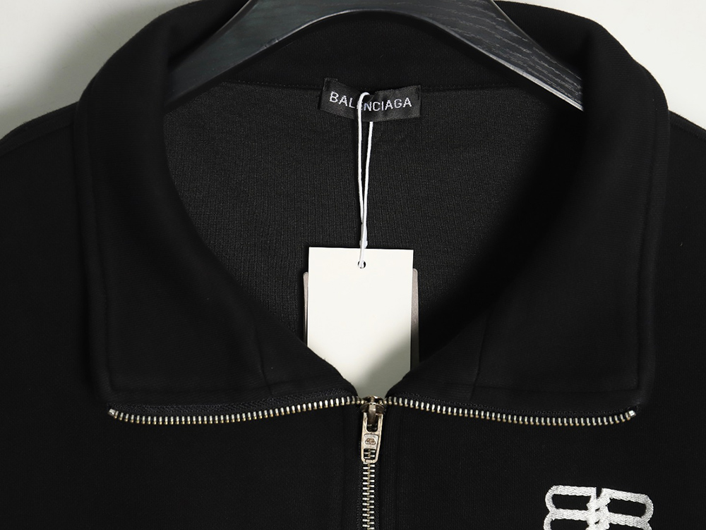 Ba*len*cia*ga washed lock embroidered jacket