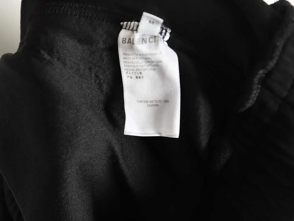 Ba*len*cia*ga washed lock embroidered trousers