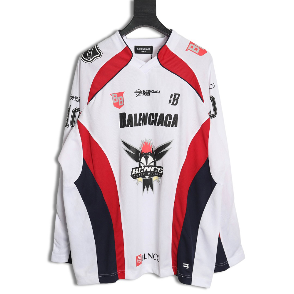 Ba*len*cia*ga mesh hockey jersey