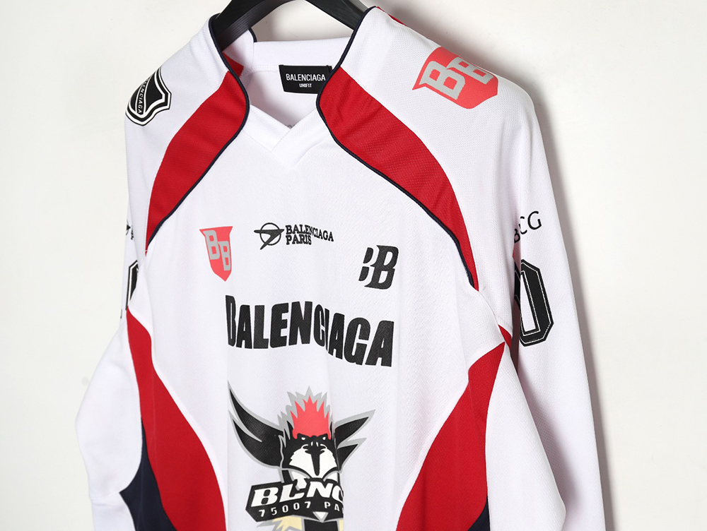 Ba*len*cia*ga mesh hockey jersey