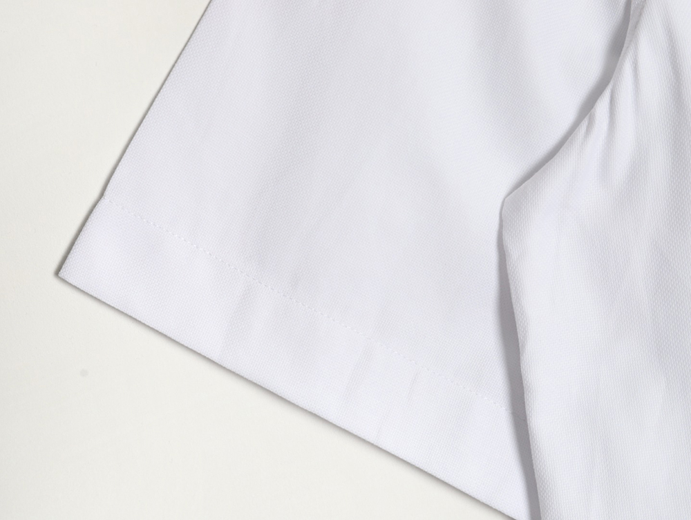 D*or short-sleeved shirt with heart embroidery on pockets