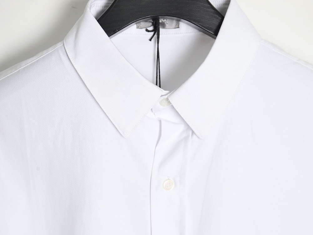 D*or short-sleeved shirt with heart embroidery on pockets