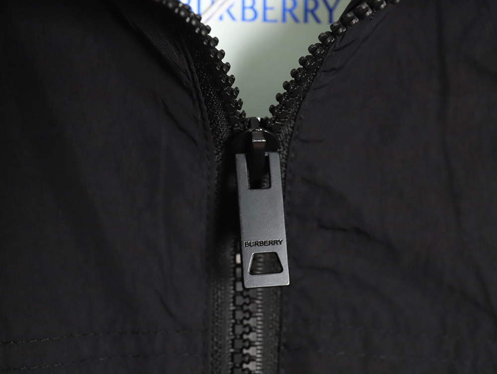 B**rry checked jacket with chest logo lining