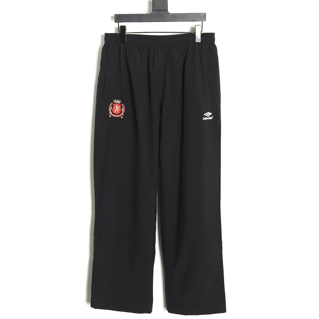 Ba*len*cia*ga manchester united embroidered panel woven trousers