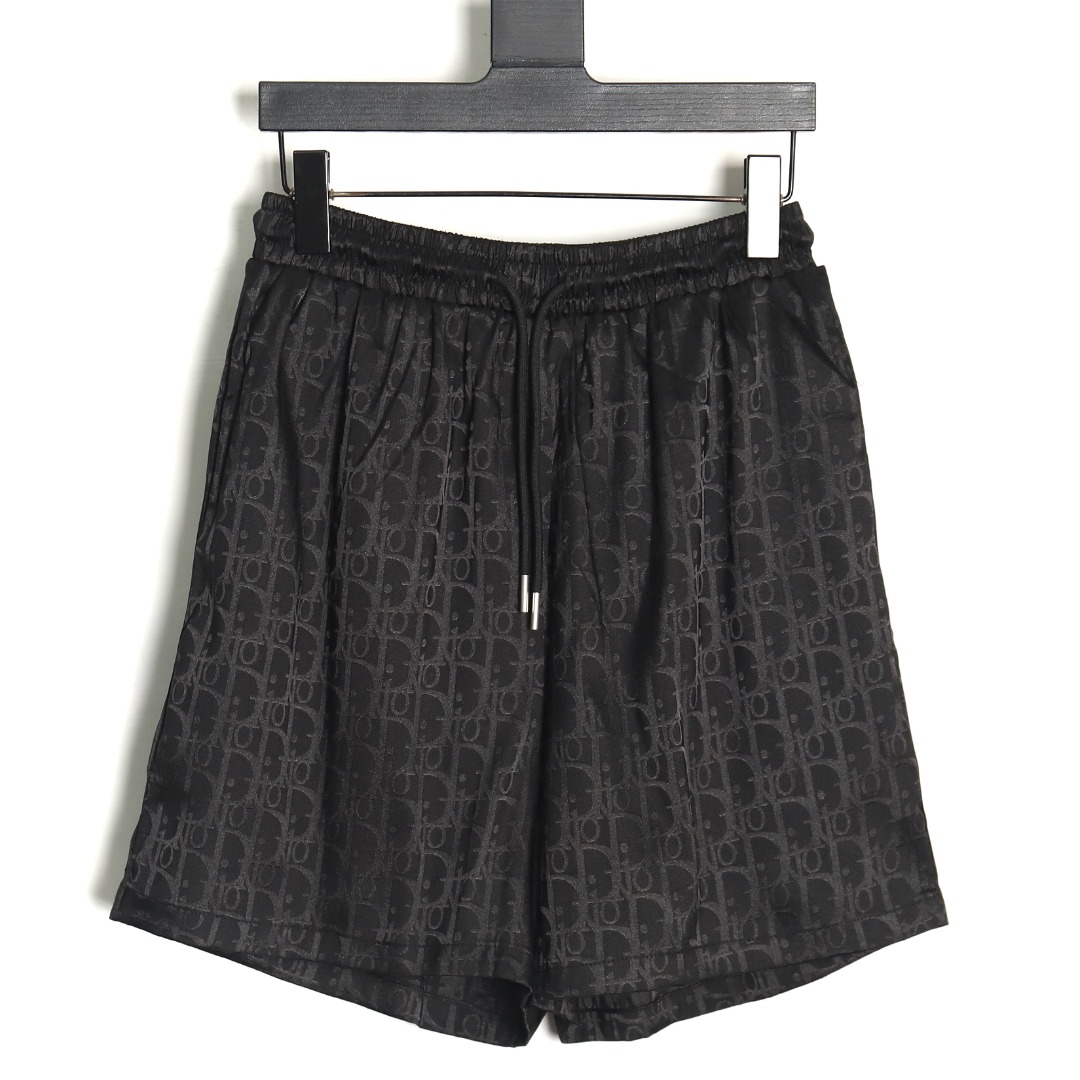 D*or old flower pattern jacquard beach shorts tsk1