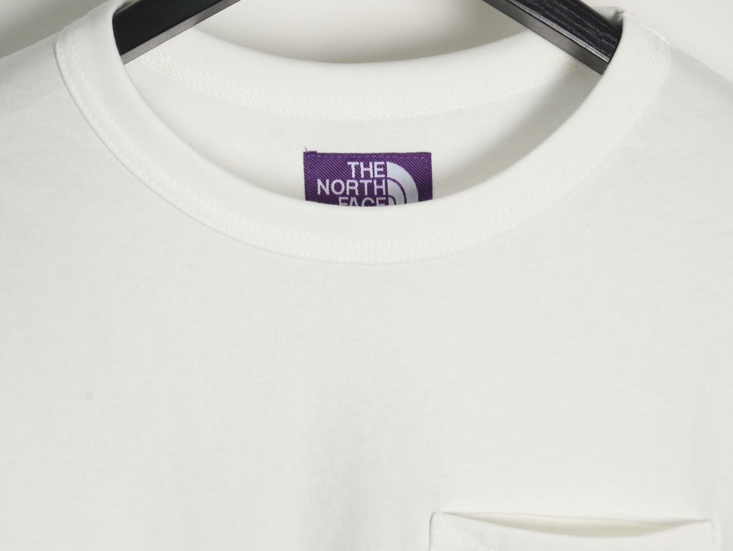 the nor*h F**e purple logo embroidered long sleeve t-shirt