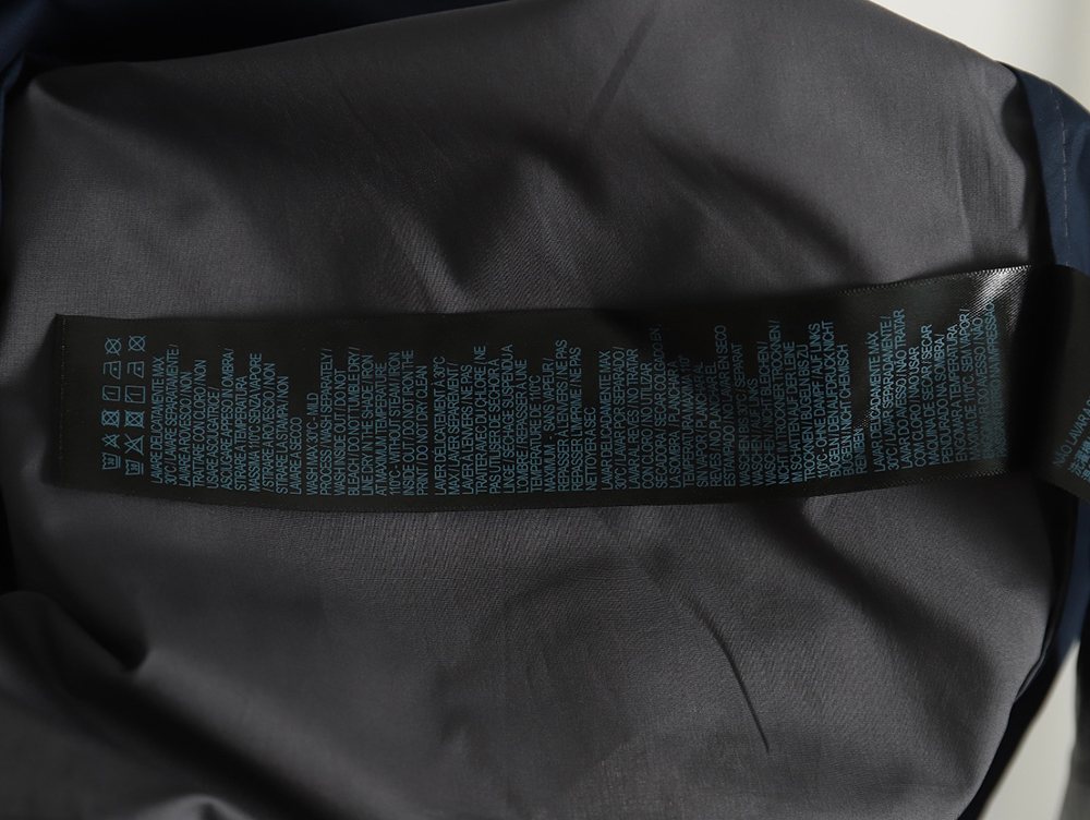 Ba*len*cia*ga patchwork slogan windbreaker jacket