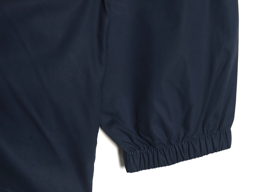 Ba*len*cia*ga patchwork slogan windbreaker jacket