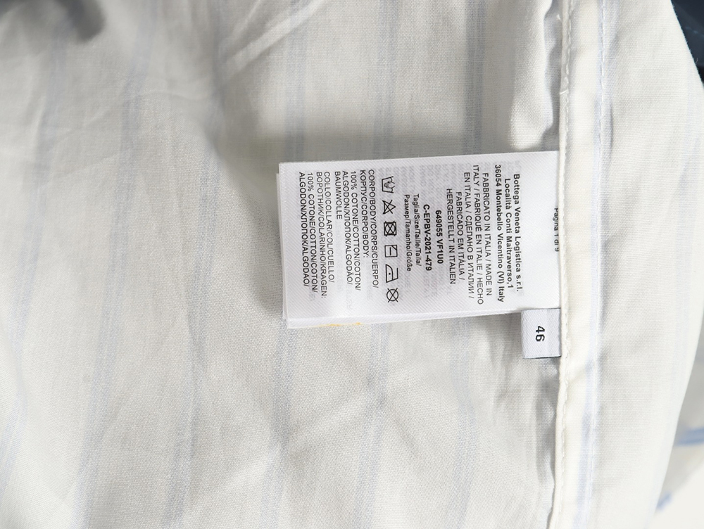 bo*te*ga Ve*ne*ta fake two-piece short-sleeve shirt