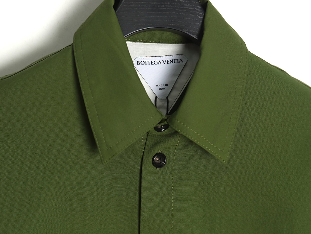 bo*te*ga Ve*ne*ta woven short-sleeved shirt