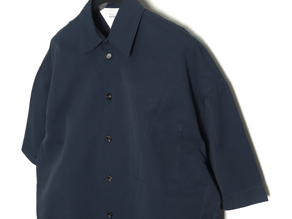 bo*te*ga Ve*ne*ta woven short-sleeved shirt tsk1