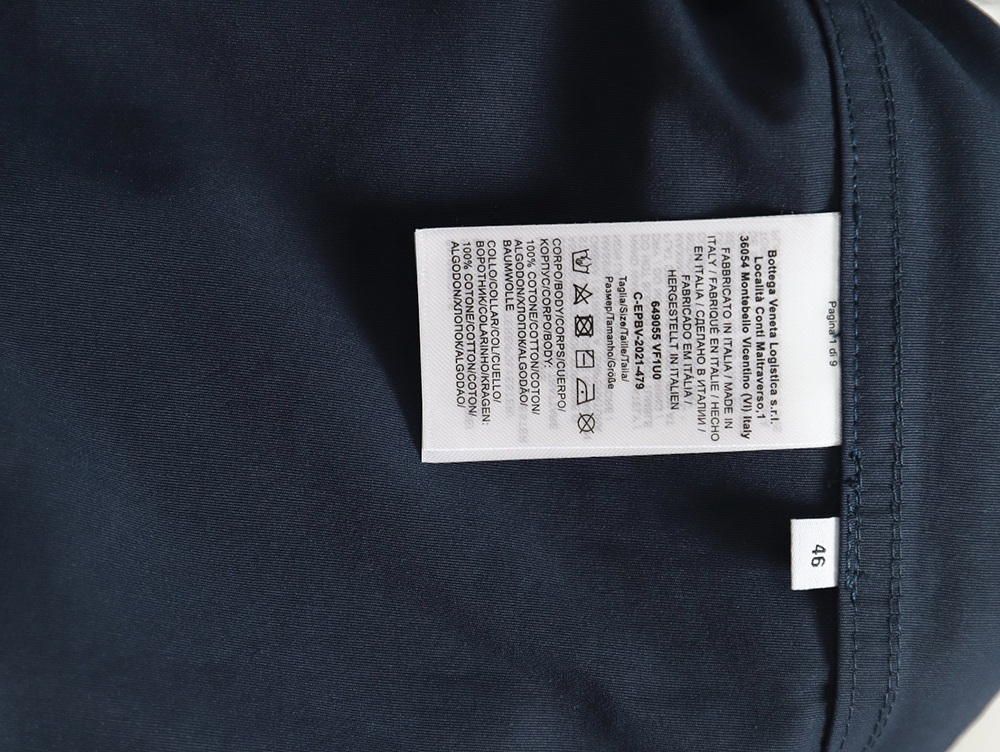 bo*te*ga Ve*ne*ta woven short-sleeved shirt tsk1