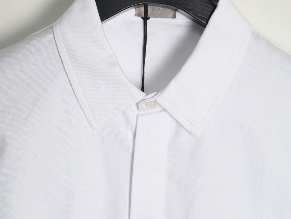 D*or heart embroidered long-sleeved shirt