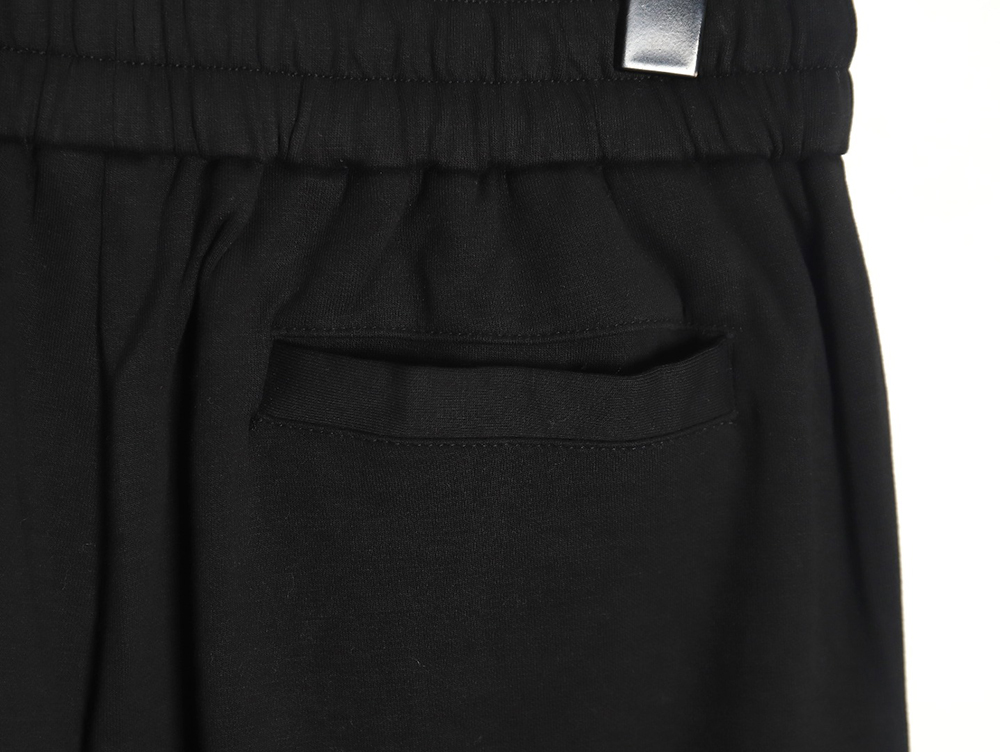 Pra*a triangle logo iron plate cotton cargo trousers