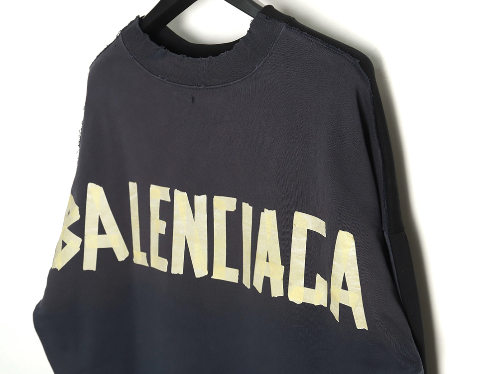 Ba*len*cia*ga 3m double-sided crew neck sweatshirt