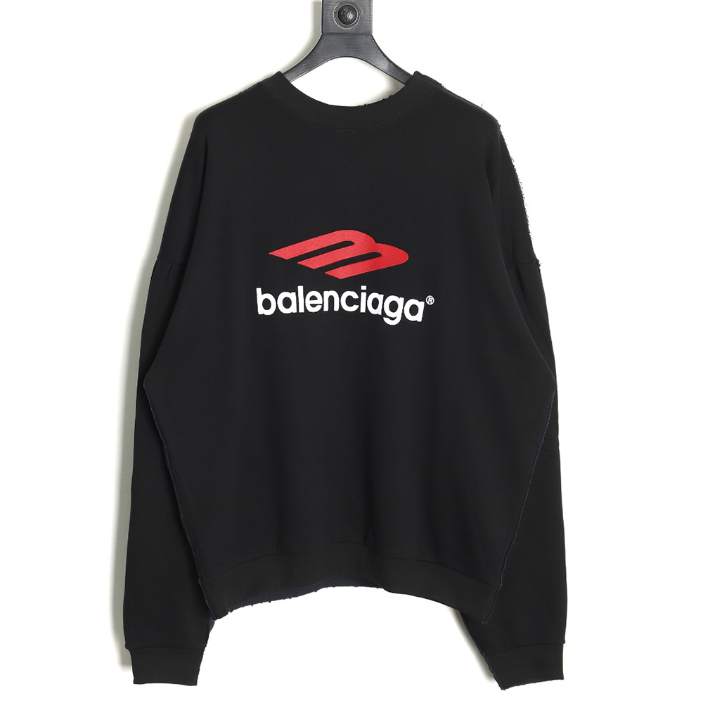 Ba*len*cia*ga 3m double-sided crew neck sweatshirt