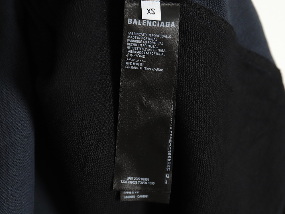 Ba*len*cia*ga 3m double-sided crew neck sweatshirt