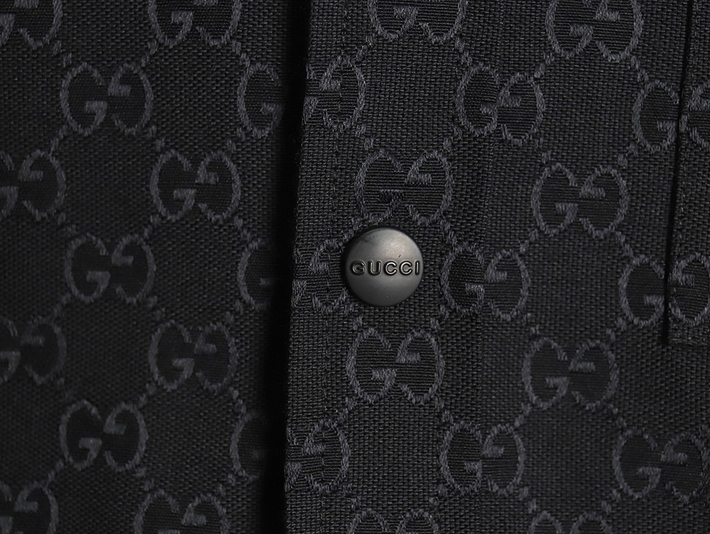 G*u*i all-over double g jacquard shirt jacket tsk1