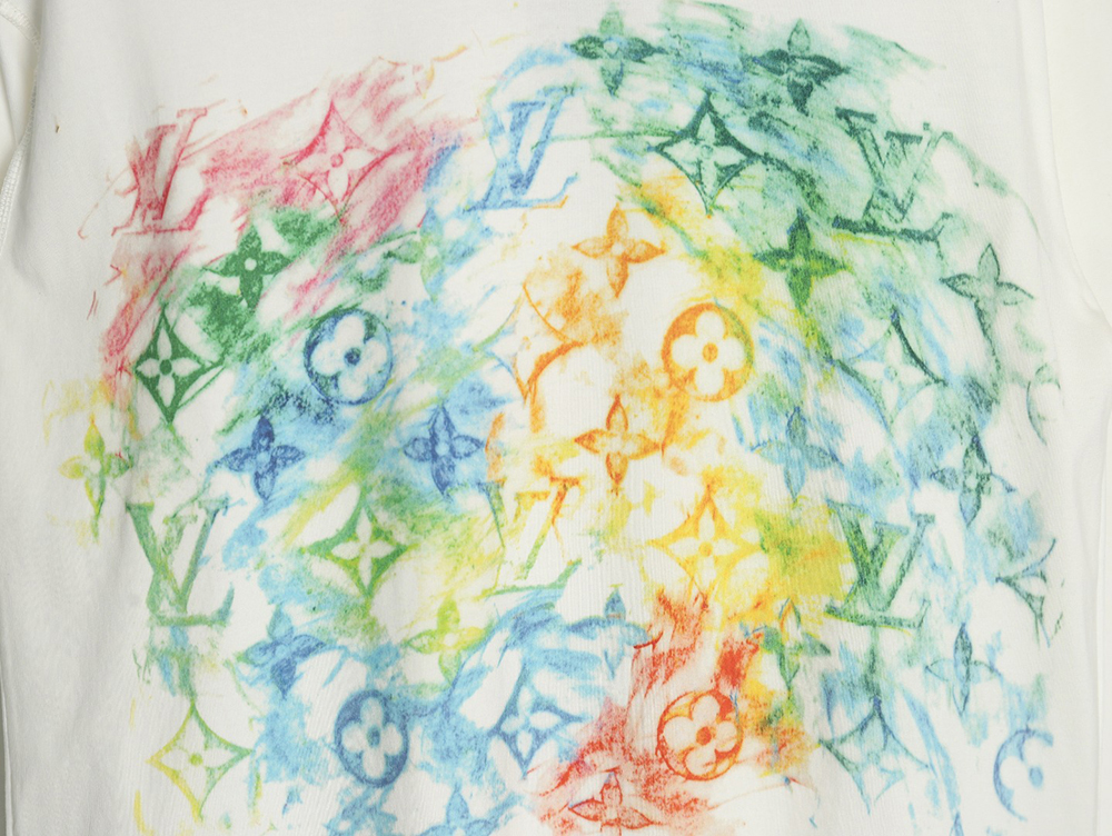 l0*is V*t0n pastel print short-sleeved t-shirt