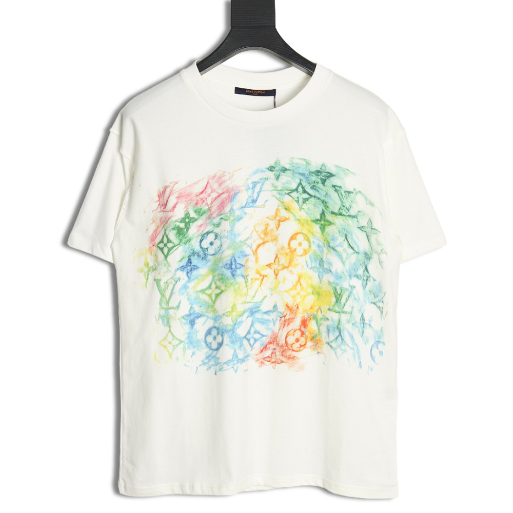 l0*is V*t0n pastel print short-sleeved t-shirt