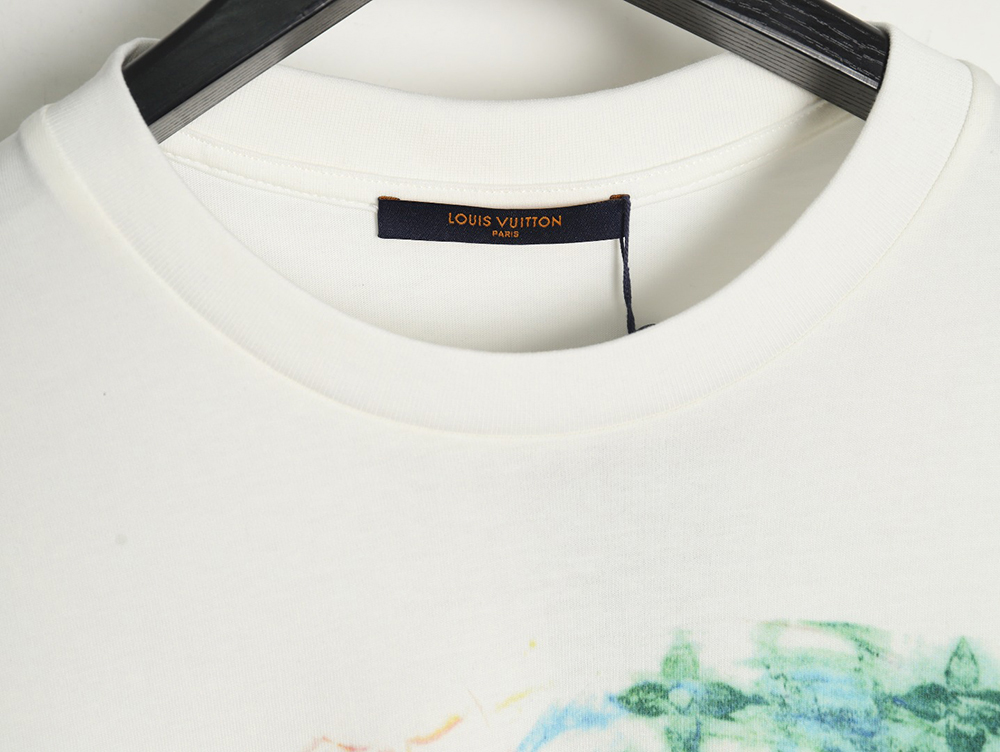 l0*is V*t0n pastel print short-sleeved t-shirt