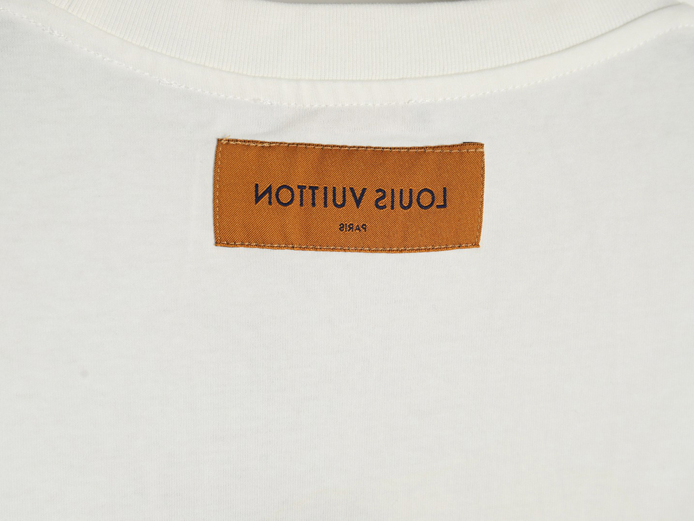 l0*is V*t0n three flower emblem logo print short sleeves