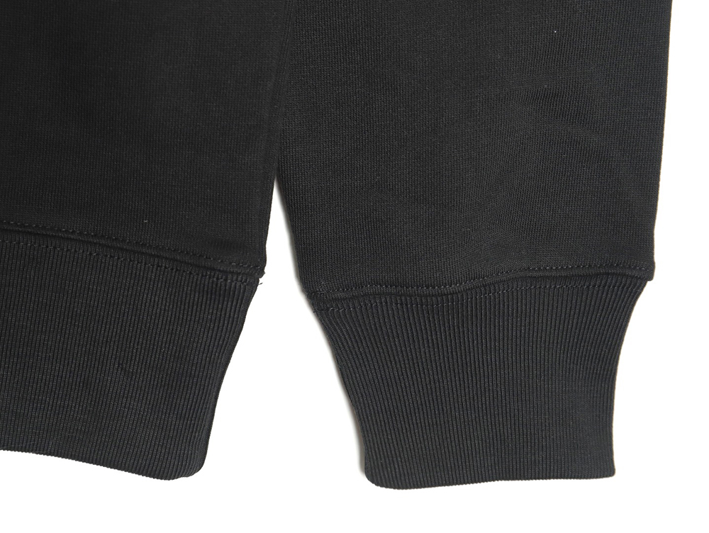 Pra*a triangle logo collar lettering round neck sweatshirt tsk1