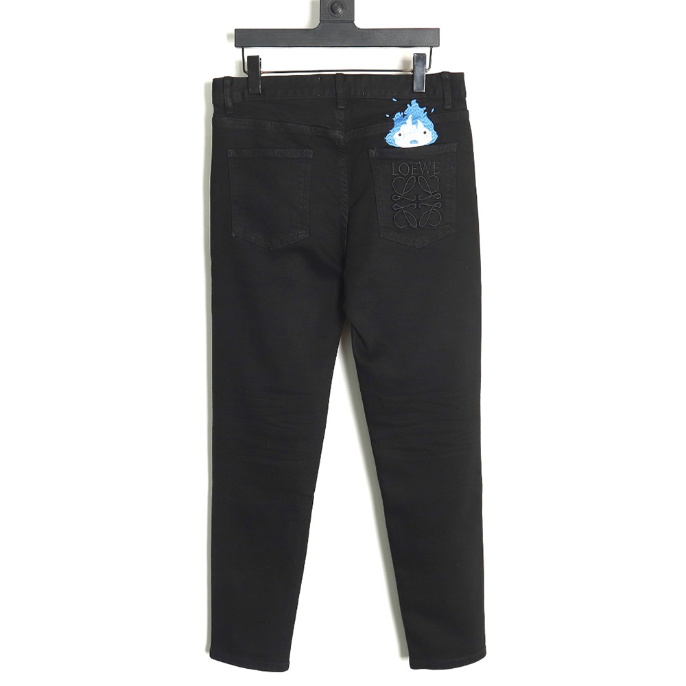 L0ew* back flame embroidered logo jeans tsk1